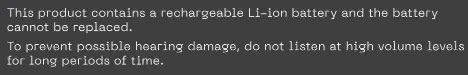 Nomedelic Loud 450 Hybrid ANC Headphones User Manual - Safety Information