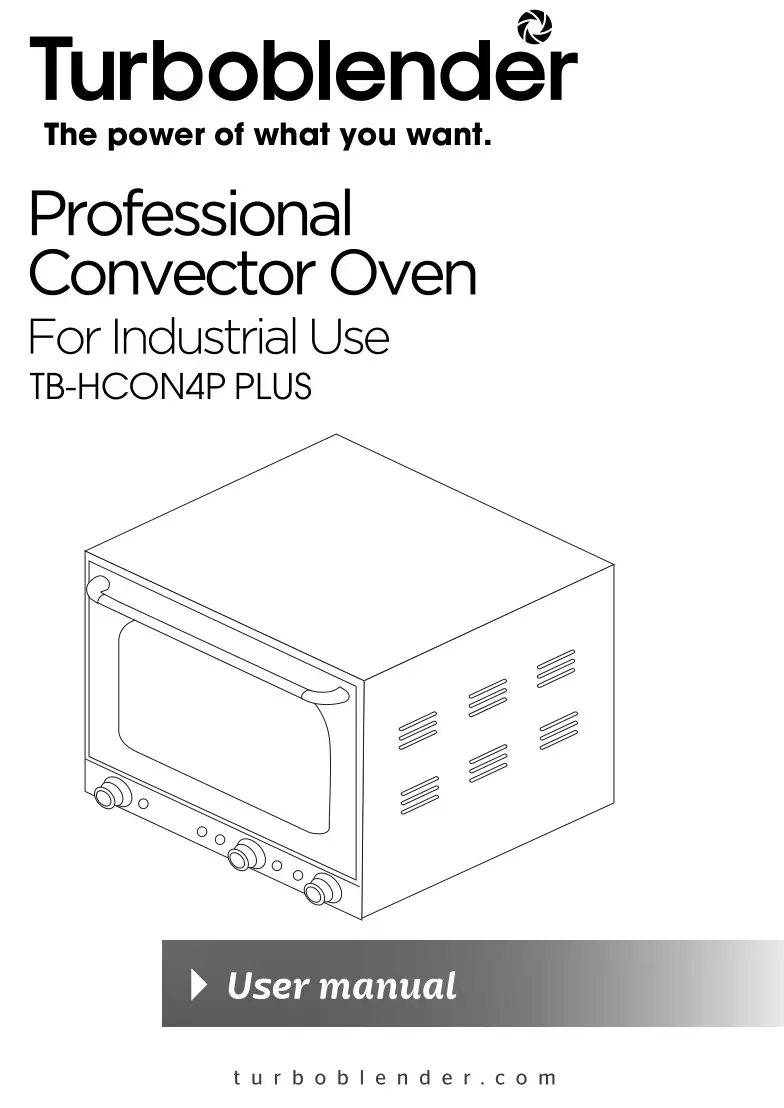 Turboblender Professional Convector Oven User Manual
