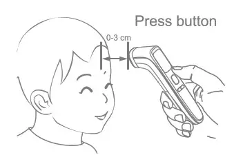 MEDIC THERAPEUTICS 005-018 Dual Mode Touchless- Measure button