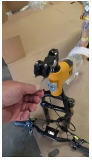 CSC FT750ST Electric Bicycles - handlebar