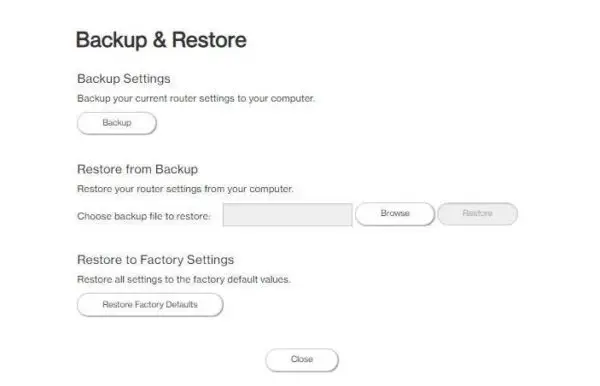Backup & Restore