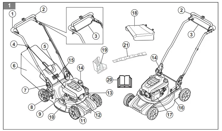Husqvarna LC 151 Lawn Mower- 1