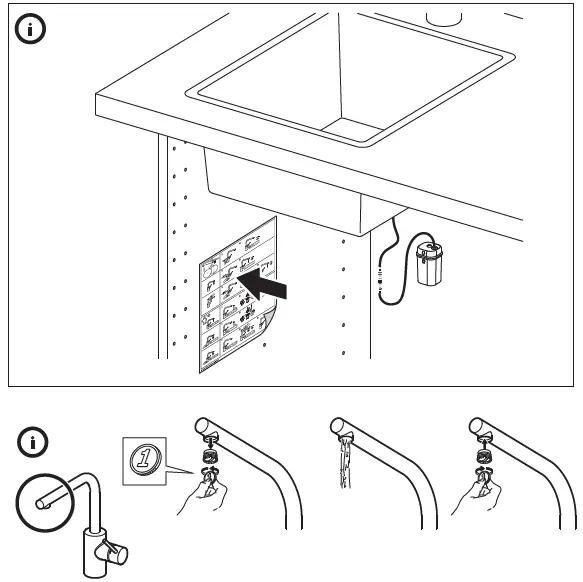 IKEA 703.594.96 TÄMNAREN Kitchen Mixer Tap Fig11