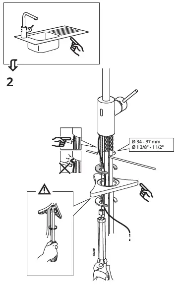 IKEA 703.594.96 TÄMNAREN Kitchen Mixer Tap Fig5