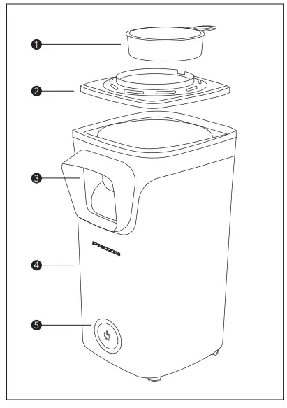 PROZIS Air Pop Popcorn Maker fig 1