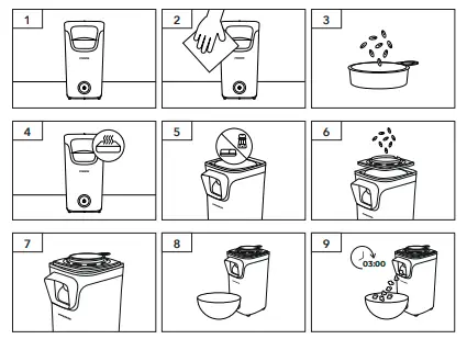 PROZIS Air Pop Popcorn Maker fig 2