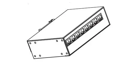 LUTRON Q-POE-8 PoE Switch Instruction fig 1