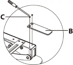 ASSEMBLY STEP 2 - B and C