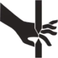 warning - Pinch point