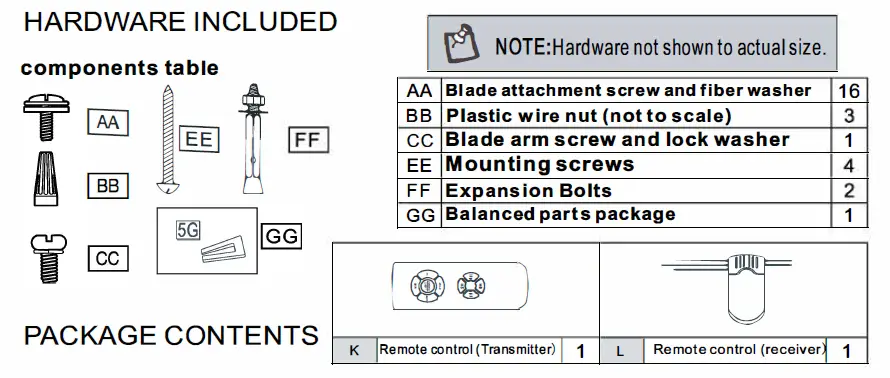 COSTWAY-ES10056US-52-Inch Ceiling-Fan-Lamp-with-Beads-FIG-2
