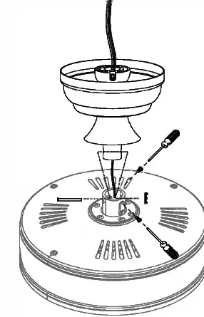 COSTWAY-ES10056US-52-Inch Ceiling-Fan-Lamp-with-Beads-FIG-6