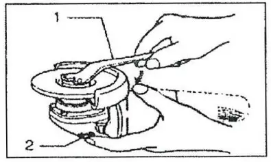 TOOLMAN DB5018 9 Inch Single Speed Angle Grinder - ASSEMBLY 3