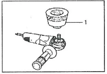 TOOLMAN DB5018 9 Inch Single Speed Angle Grinder - OPERATION 2
