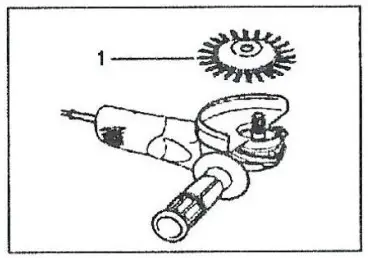 TOOLMAN DB5018 9 Inch Single Speed Angle Grinder - OPERATION 3