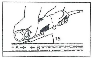 TOOLMAN DB5018 9 Inch Single Speed Angle Grinder - OPERATION