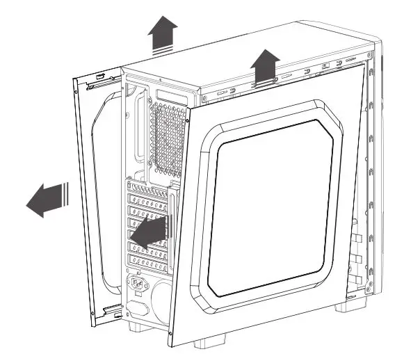 ZALMAN Z1 NEO ATX Mid Tower Computer Case 3