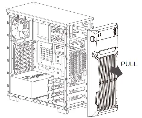 ZALMAN Z1 NEO ATX Mid Tower Computer Case 5