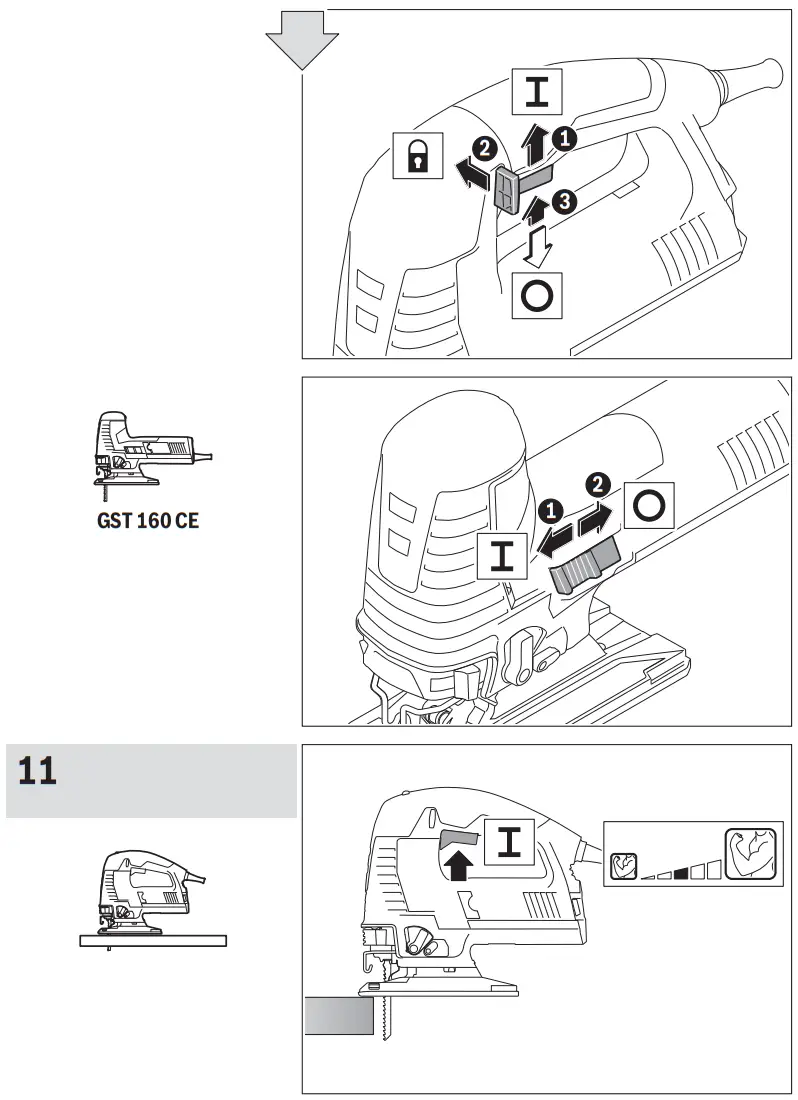 BOSCH 160 CE GST Professional Electric Jig Saws - fig 21