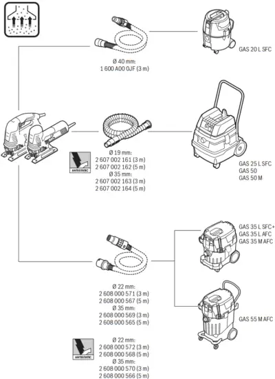 BOSCH 160 CE GST Professional Electric Jig Saws - fig 27
