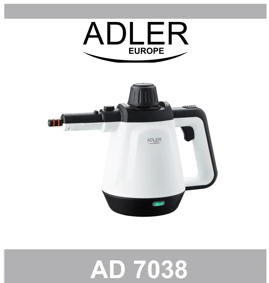 ADLER AD 7038 Steam Cleaner User Manual