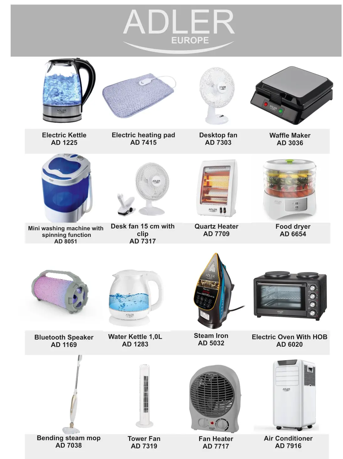 ADLER AD 7038 Steam Cleaner