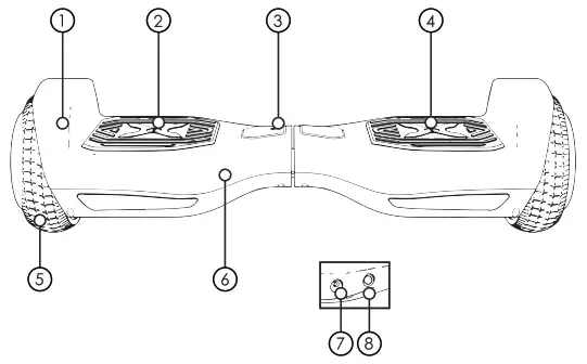 Hover 1 H1 REBEL Electric Scooter - Fig