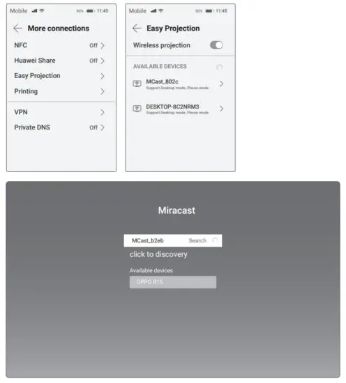 ReXING PK2 Smart Projector Full HD 350 ANSI Lumens - Android Mobile Phone 2