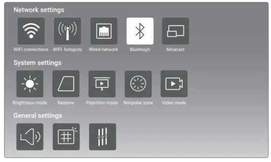 ReXING PK2 Smart Projector Full HD 350 ANSI Lumens - Bluetooth Connection 1