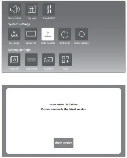 ReXING PK2 Smart Projector Full HD 350 ANSI Lumens - Device Settings