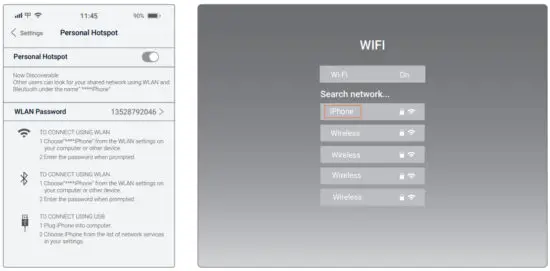 ReXING PK2 Smart Projector Full HD 350 ANSI Lumens - Mobile Hot Spot