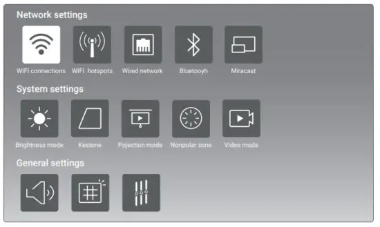 ReXING PK2 Smart Projector Full HD 350 ANSI Lumens - Wi-Fi Connect 1