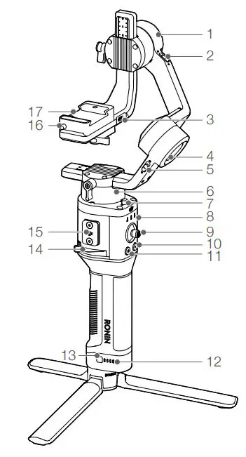 dji Gimbal Stabilizer User Guide - Ronin-SC Overview