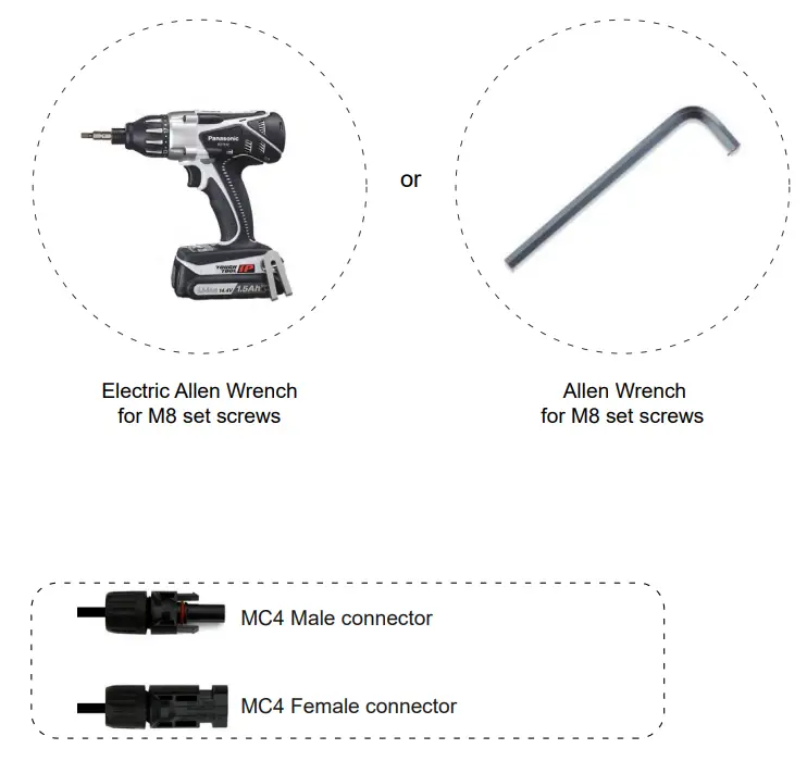 SolarWrap Redefine Solar Street Light - Required Tools