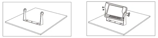 BOYO VTM7012QFHD 4 Channel Vehicle Monitoring System - Bracket