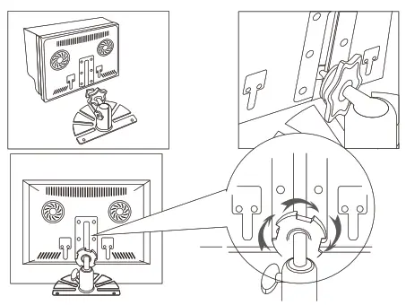 BOYO VTM7012QFHD 4 Channel Vehicle Monitoring System - Bracket3