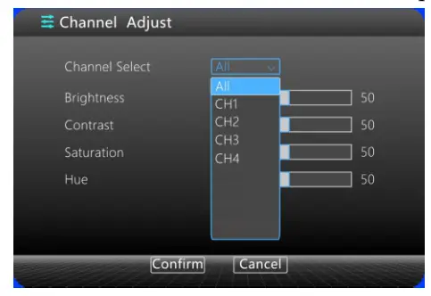 BOYO VTM7012QFHD 4 Channel Vehicle Monitoring System - Display1