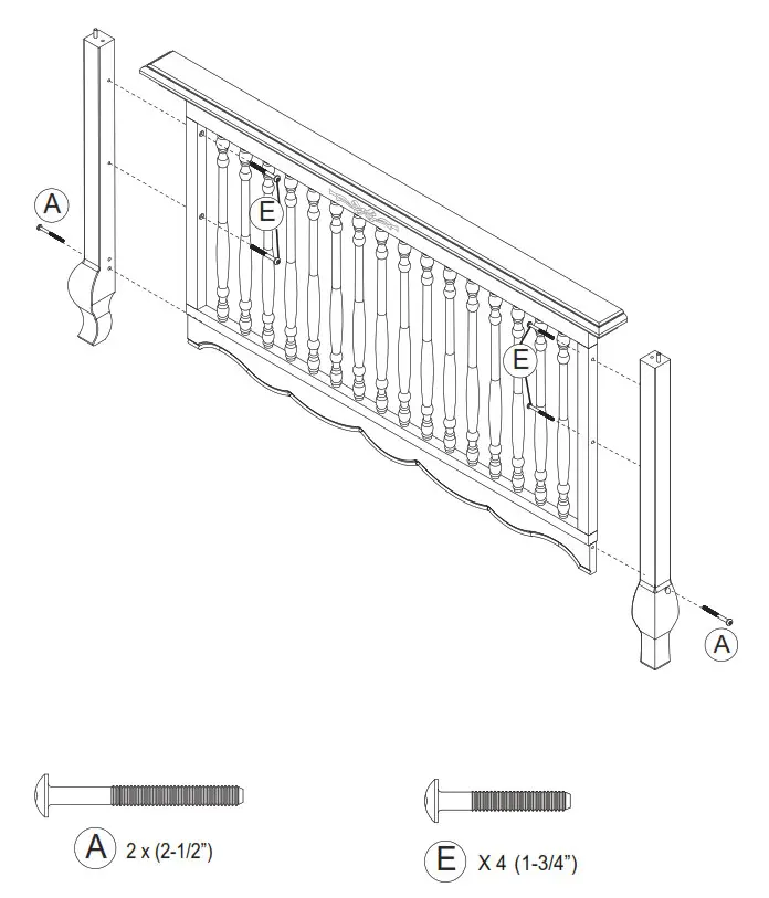 evolur AURORA CRIB - ASSEMBLY INSTRUCTIONS--