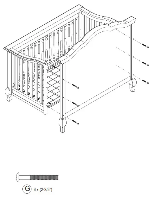 evolur AURORA CRIB - STEP 3