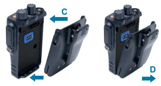 ENTEL DN495 4G LTE PoC Radio - battery pack
