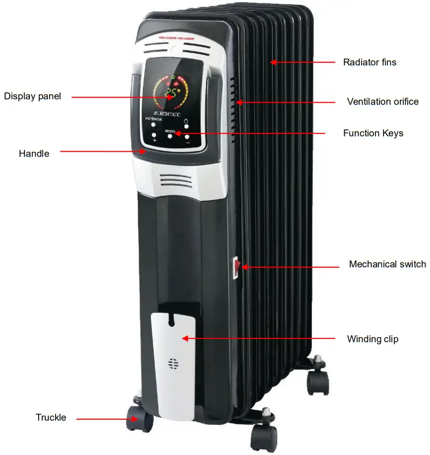 JOCEL DF 150A7 7 Oil Filled Radiator - FEATURES