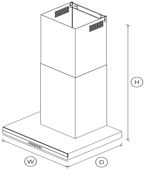 FISHER PAYKEL HC24DTXB2 N Wall Range Hood - 1