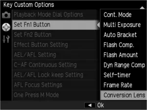 [Set Fn1 Button] [Set Fn2 Button] [Effect Button Setting]