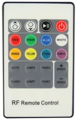 RF wireless remote control