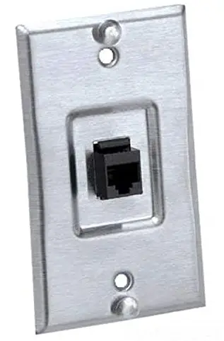 PANDUIT-KWP5EY-Keystone-Stainless-Steel-Phone-Plate-Kits-product