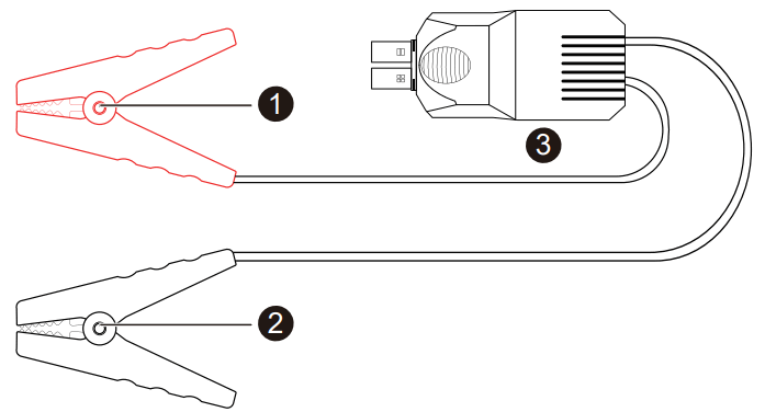 BUTURE BR800 Car Jump Starter - Smart Clamps