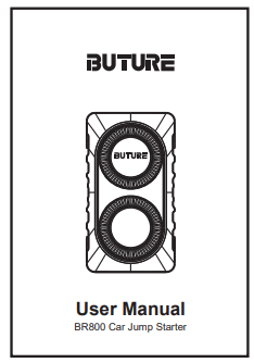 BUTURE BR800 Car Jump Starter - User Manual