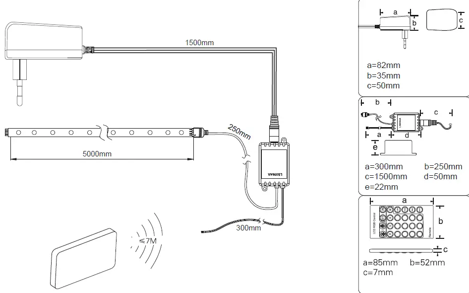 Leuchten Direkt 81215-70 Tenia LED Strip Light-8