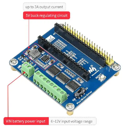 Raspberry Pi 528353 DC Motor Driver Module-3
