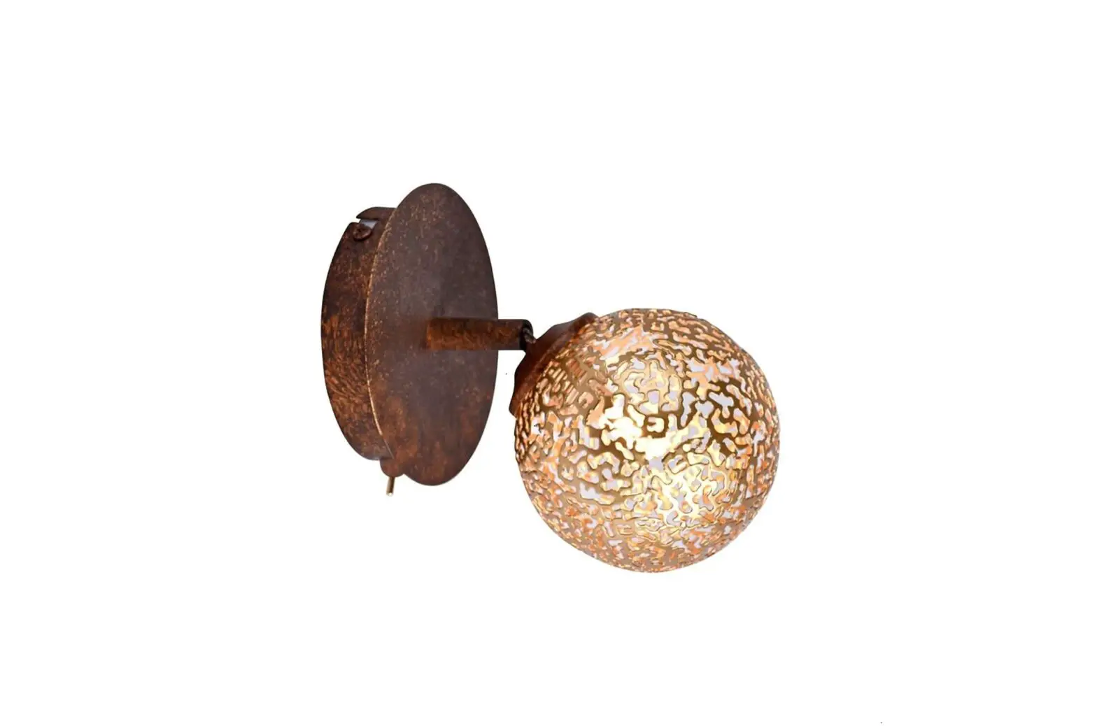 Paul Neuhaus 9031-48 Greta Rust Coloured Wall Light Instructions