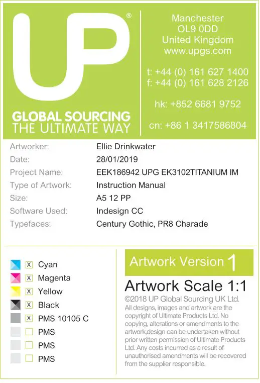 SALTER Metallics Hand Blender User Guide - Global Sourcing The Ultimate Way